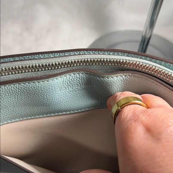 Kate Spade Leather Margaux Med Convertible Crossbody - Hazy Blue - Picture 8 of 14